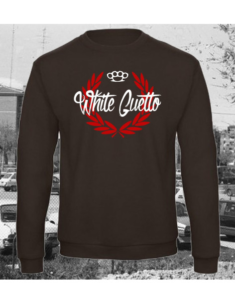 White Guetto Sudadera "Laurel"
