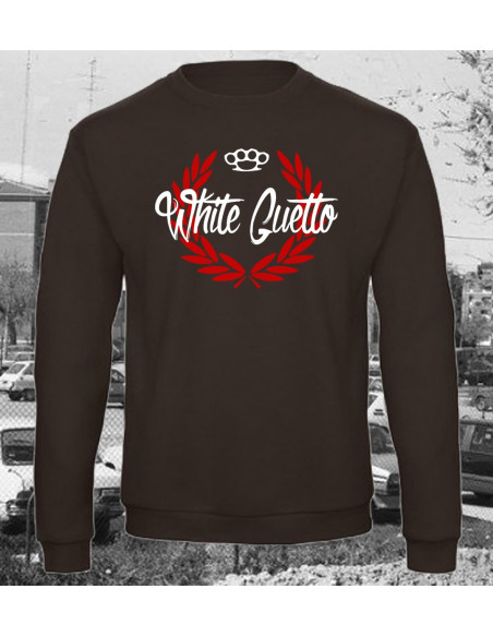 White Guetto Sudadera "Laurel"