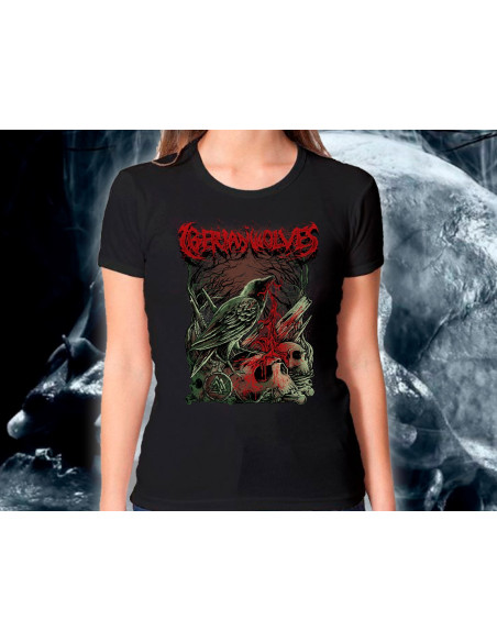 Iberian Wolves Camiseta "Cuervo Verde" Chico