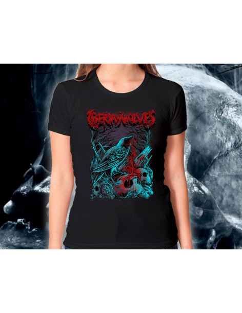 Iberian Wolves Camiseta "Cuervo Verde" Chico