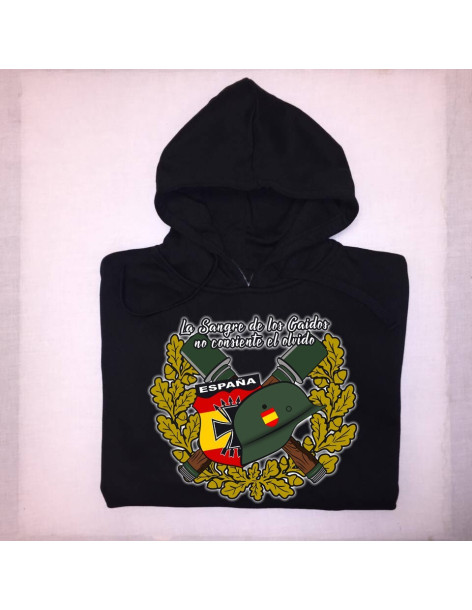 Sudadera Capucha "Division Azul Homenaje 1" Chico