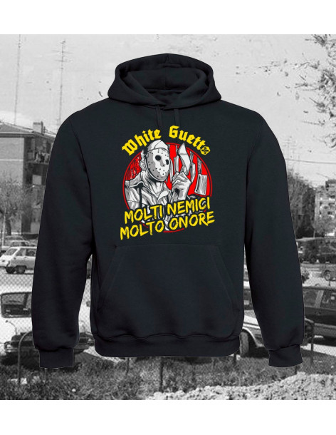 White Guetto Sudadera Capucha  "Molti Nemici" Sisebuto Division