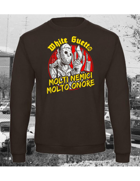 White Guetto Sudadera  "Molti Nemici" Sisebuto Division
