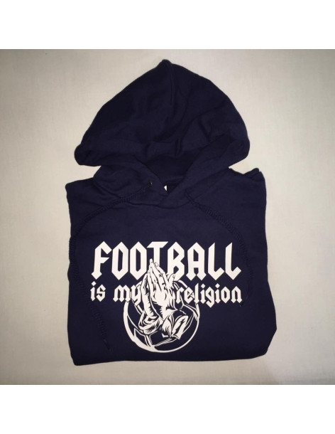 Sudadera Capucha “Football is my Religion” Chico
