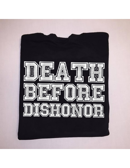 Sudadera Sin Capucha "Death Before Dishonor”