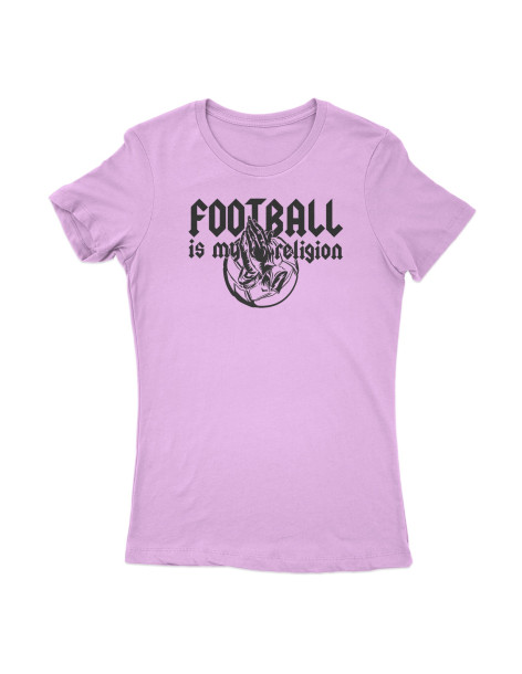 T-shirt "Football is my Religion" Girl