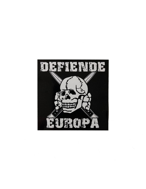 Pegatinas "Defiende Europa Calavera"