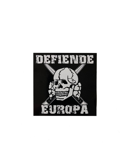 Pegatinas "Defiende Europa Calavera"