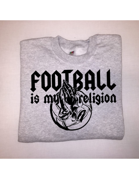 Sudadera Sin Capucha “Football is my Religion”