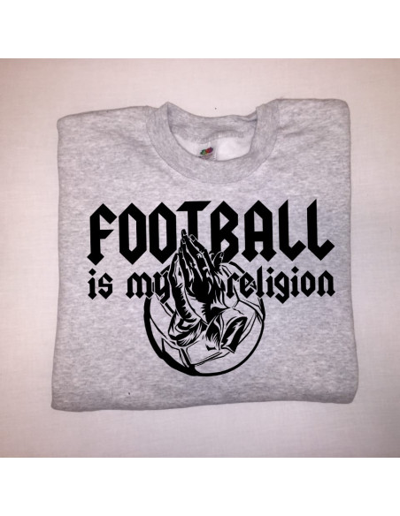 Sudadera Sin Capucha “Football is my Religion”