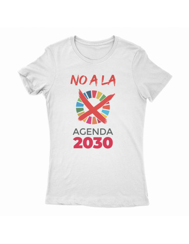 Camiseta "No a la Agenda 2030” Chica