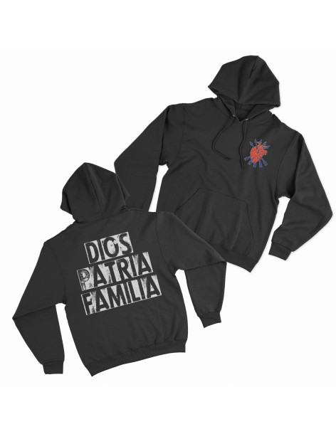 Sudadera Capucha "DIOS, PATRIA Y FAMILIA”