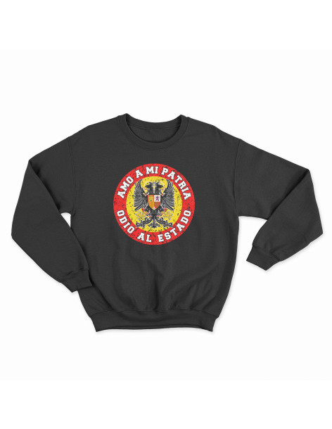 Sudadera  "Amo a mi patria"