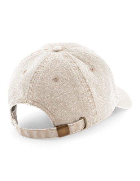 Gorra Vintage Bordada "Aspa de Borgoña"