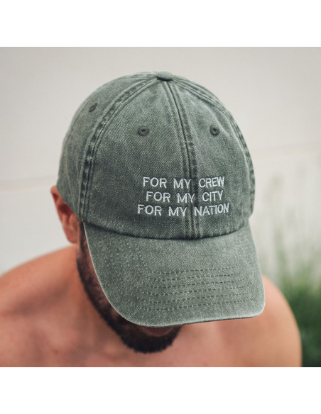 Gorra Bordada "For My Nation"