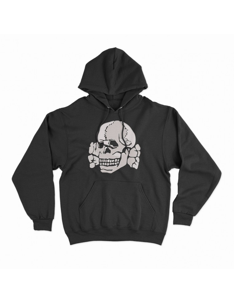 Sudadera capucha "Totenkopf" bordada