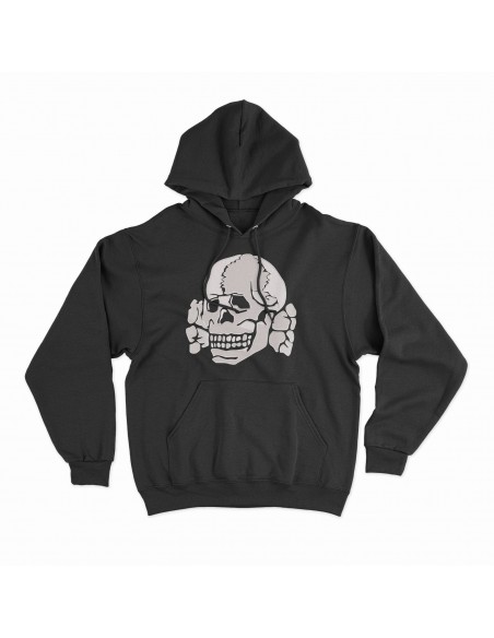 Sudadera capucha "Totenkopf" bordada