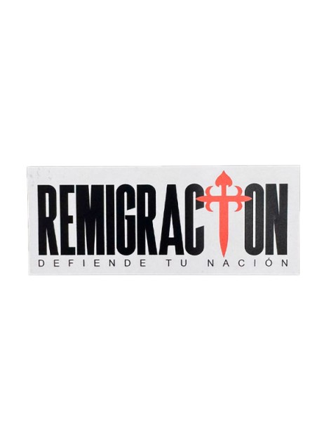 Pegatinas "Remigración"