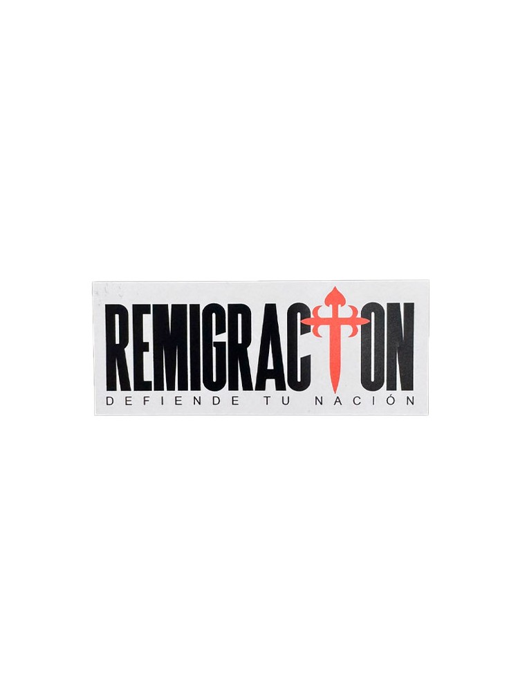 Pegatinas "Remigración"