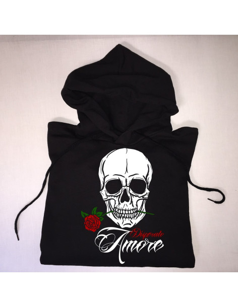 Sudadera Capucha “Disperato Amore" Chico